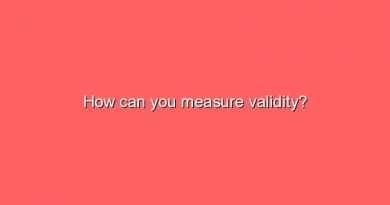 how can you measure validity 6081