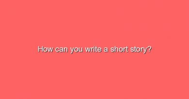 how can you write a short story 2 6599
