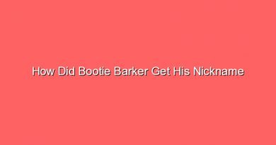 how did bootie barker get his nickname 30655 1