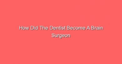 how did the dentist become a brain surgeon 30679 1