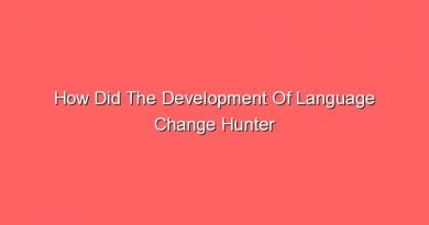 how did the development of language change hunter gatherer society 30683 1