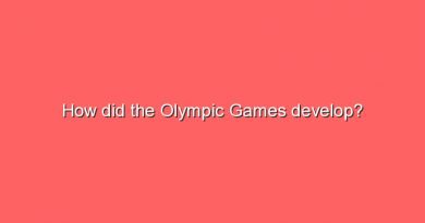 how did the olympic games develop 8848