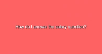 how do i answer the salary question 7886