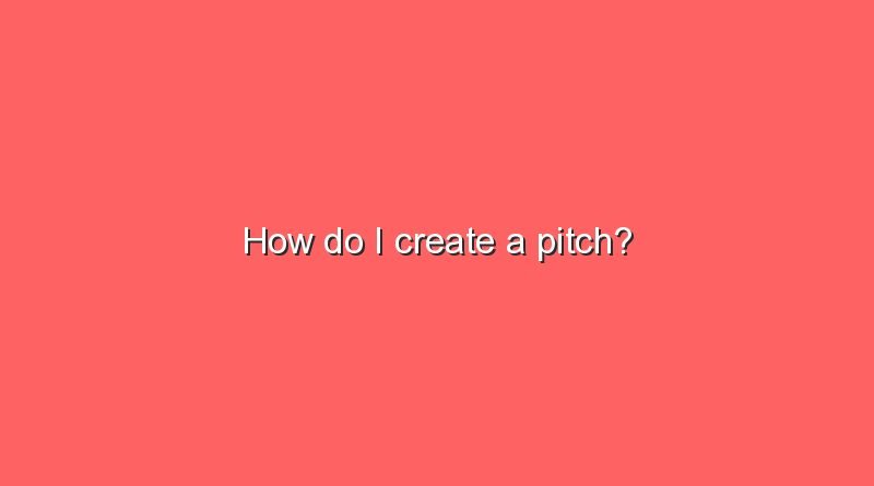how do i create a pitch 10250