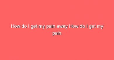 how do i get my pain away how do i get my pain away 5597