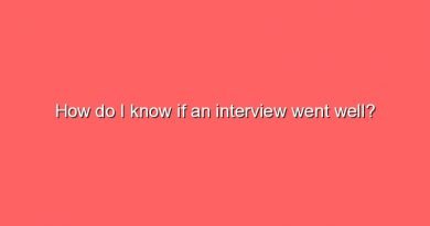 how do i know if an interview went well 2 9393