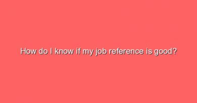 how do i know if my job reference is good 10073