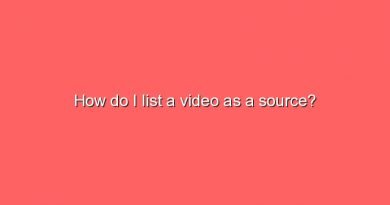 how do i list a video as a source 6678