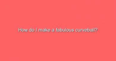 how do i make a fabulous curveball 7063