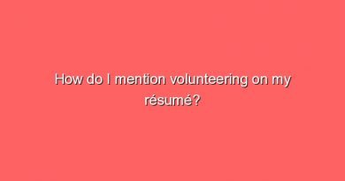 how do i mention volunteering on my resume 6300