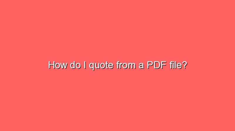 how do i quote from a pdf file 8003