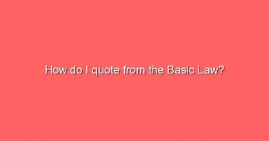 how do i quote from the basic law 6307