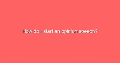 how do i start an opinion speech 2 7019