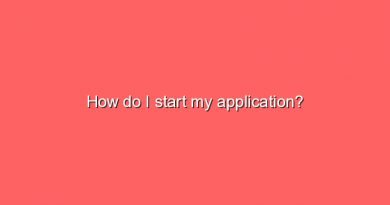 how do i start my application 2 10819