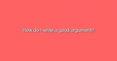 how do i write a good argument 2 6944