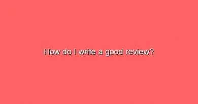 how do i write a good review 7010