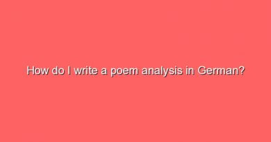 how do i write a poem analysis in german 6525