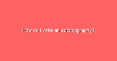 how do i write an autobiography 6860