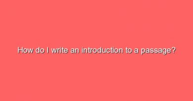 how do i write an introduction to a passage 9006