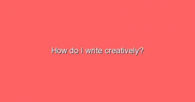 how do i write creatively 6528