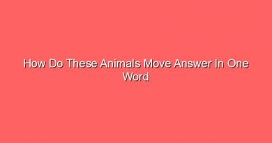 how do these animals move answer in one word 30765 1