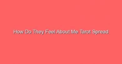 how do they feel about me tarot spread 13684