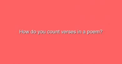 how do you count verses in a poem 11284