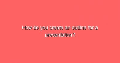 how do you create an outline for a presentation 8049