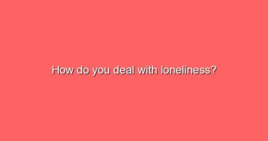 how do you deal with loneliness 8988