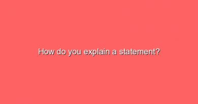 how do you explain a statement 7291
