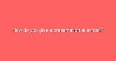 how do you give a presentation at school 9937