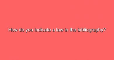 how do you indicate a law in the bibliography 10320