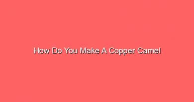 how do you make a copper camel 30828 1