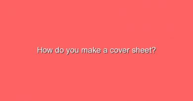 how do you make a cover sheet 5111