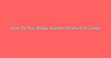 how do you make salmon manure in zelda 30844 1