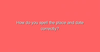 how do you spell the place and date correctly 10530
