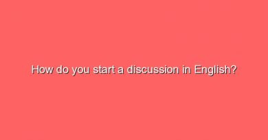 how do you start a discussion in english 9539