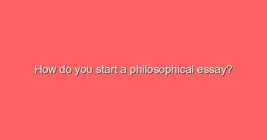 how do you start a philosophical essay 6960