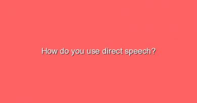 how do you use direct speech 8551