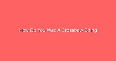 how do you wax a crossbow string 15163