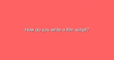 how do you write a film script 10884
