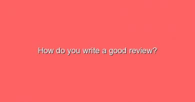 how do you write a good review 2 9904