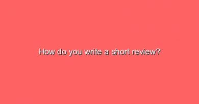 how do you write a short review 11044