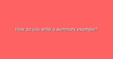 how do you write a summary example 2 6552