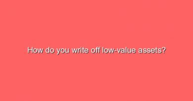 how do you write off low value assets 8525