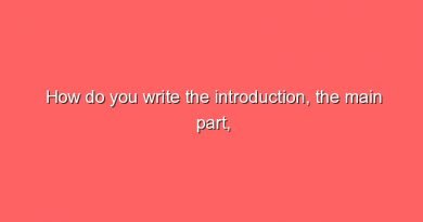 how do you write the introduction the main part the conclusion 6460