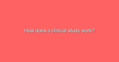 how does a clinical study work 5944
