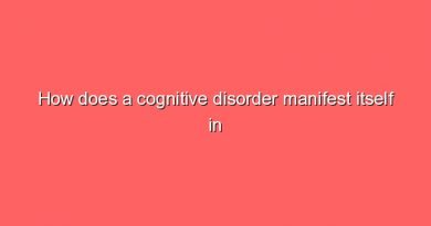 how does a cognitive disorder manifest itself in children 11849