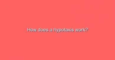 how does a hypotaxis work 11031