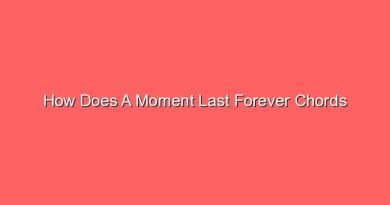how does a moment last forever chords 14115